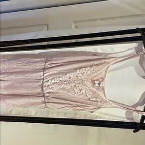 Victoria's Secret Blush Lace Detail Romper